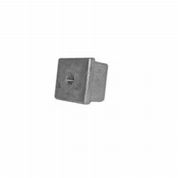 Insteekdop vierkant Zink 30x30x2mm - M10