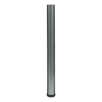 Tafelpoot diameter 80mm - 710/740mm - RVS geborsteld