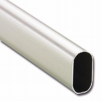 Kastroede ovaal mat vernikkeld - lengte 120cm
