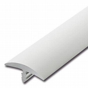 Standaard afwerkband zuiver wit 30x2mm - rol 25meter