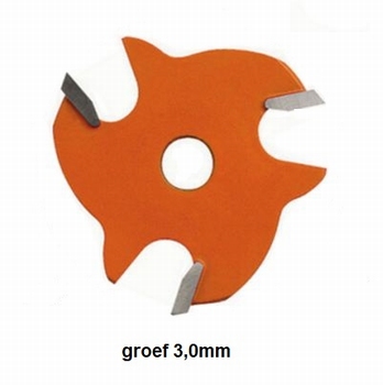 Schijffrees groef 3,0mm