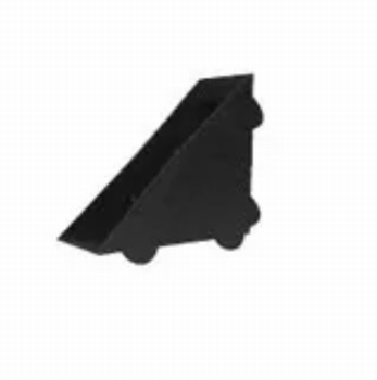 Beschermhoek 50x50mm - voor plaatdikte: 21-22mm - zwart