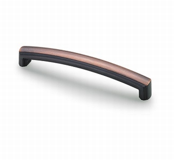 Greep Dervio -Koperkleurig antiek geborsteld - Lengte 140 mm