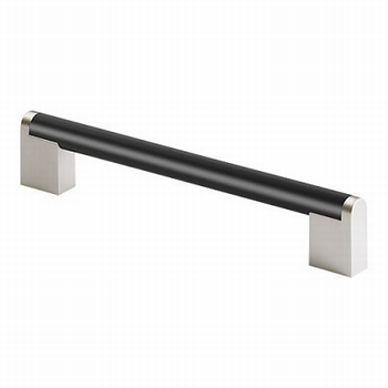 Greep Brema - Zwart mat - Lengte 140 mm