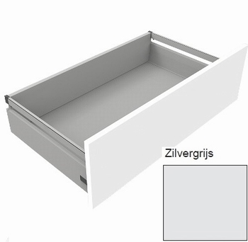 Ariane lade 550mm - type D/116mm+reling - Zilvergrijs