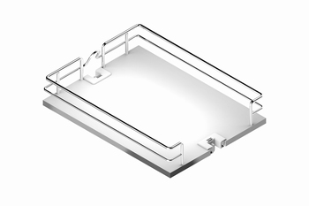 Mand - witte bodem - front: 400mm