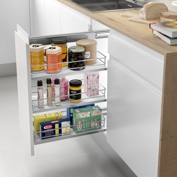 Apothekerskast laag - h:610 b:345 d:480 - 3 manden - rechts