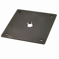 RVS bevestigingsplaat 100x100x3mm - RVS 304