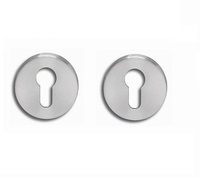 RVS sleutelplaatjes PC - 55x8mm - incl. schroeven