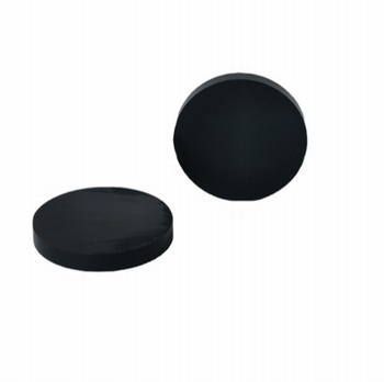 Massief kunststof tafelverhoger 70x10mm - zwart