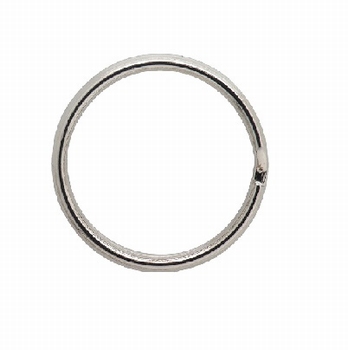 Sleutelring vernikkeld 34mm buitendiameter - 100 stuks