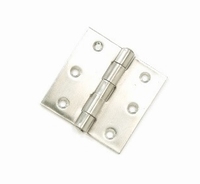 RVS A4/316 scharnier met vaste pen 75x75mm