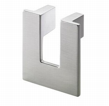 Greep Vigilia - Zink edelstaal finish - B 60mm
