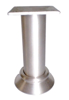 Aluminium meubelpoot diameter 30mm - hoogte 160mm