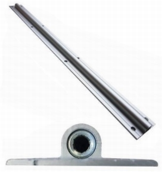 Deurspanbeslag 220cm ALU 32x10mm