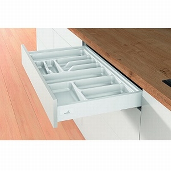 Bestekbak kunststof wit 12 vaks B 1091/1150mm D 441/520mm