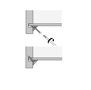 Achterwandverbinder RV 8