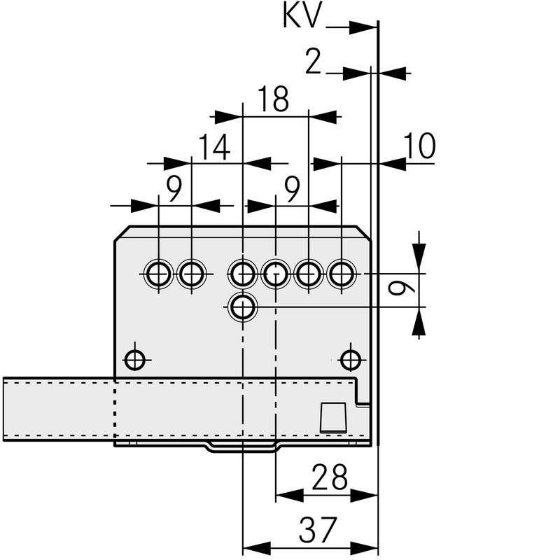 DWD XP geleider 550mm / 40kg met soft-close