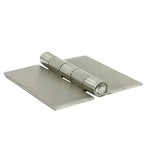 Lasscharnier 75x75x2,5mm RVS 316/A4 zonder gaten