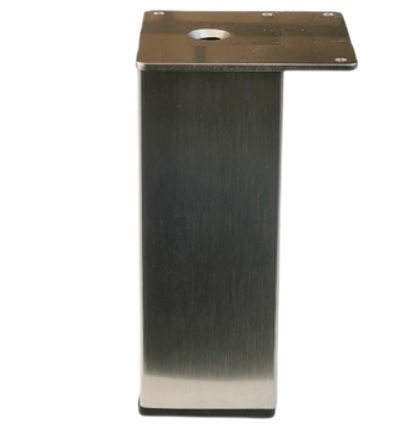 RVS tafelpoten en meubelpoten 60x60mm - hoogte 110cm