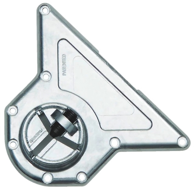 Tafelpoot diameter 80mm - 710/740mm - RVS geborsteld
